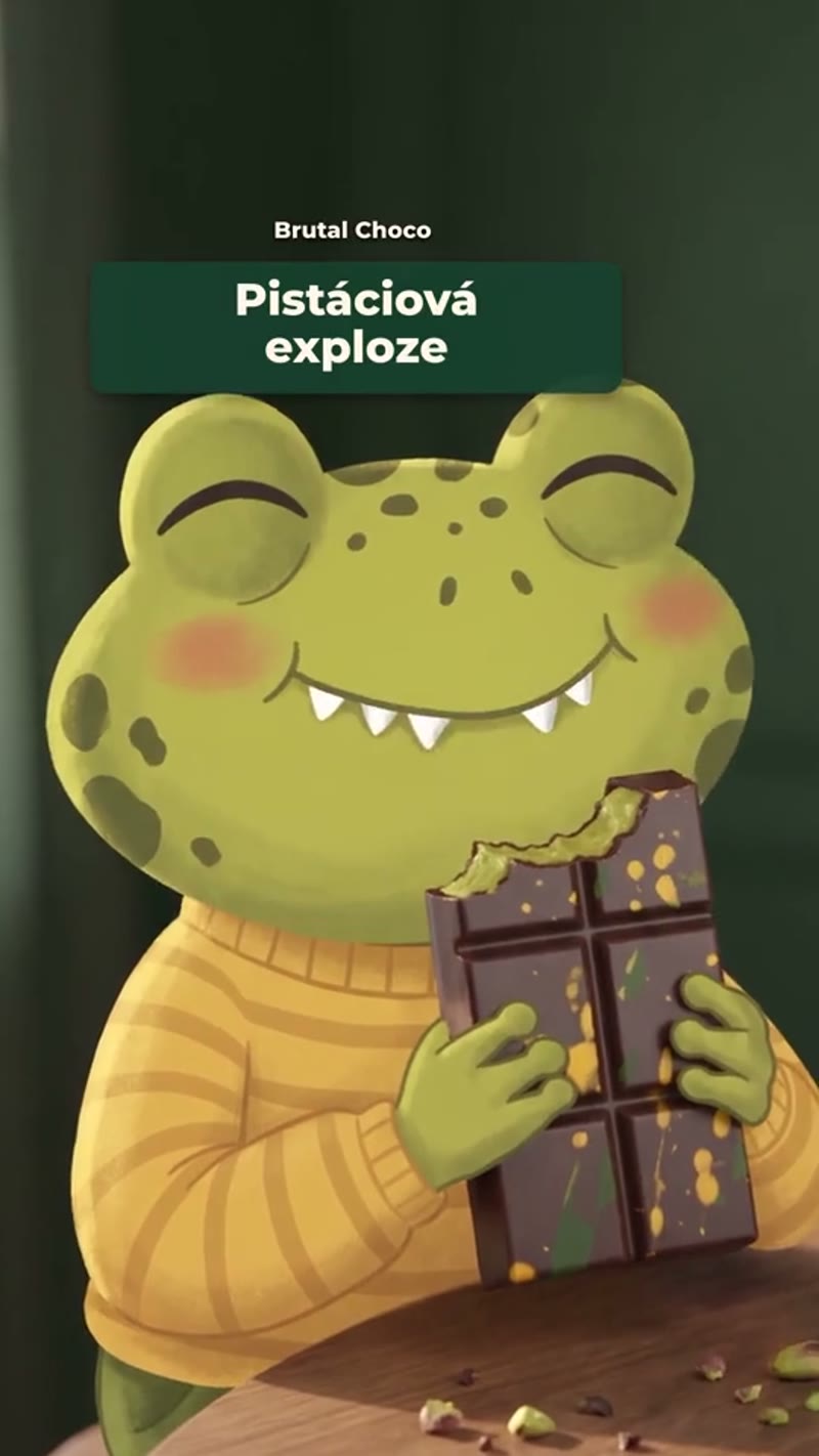Brutal Choco: Pistáciová náplň v hlavní roli