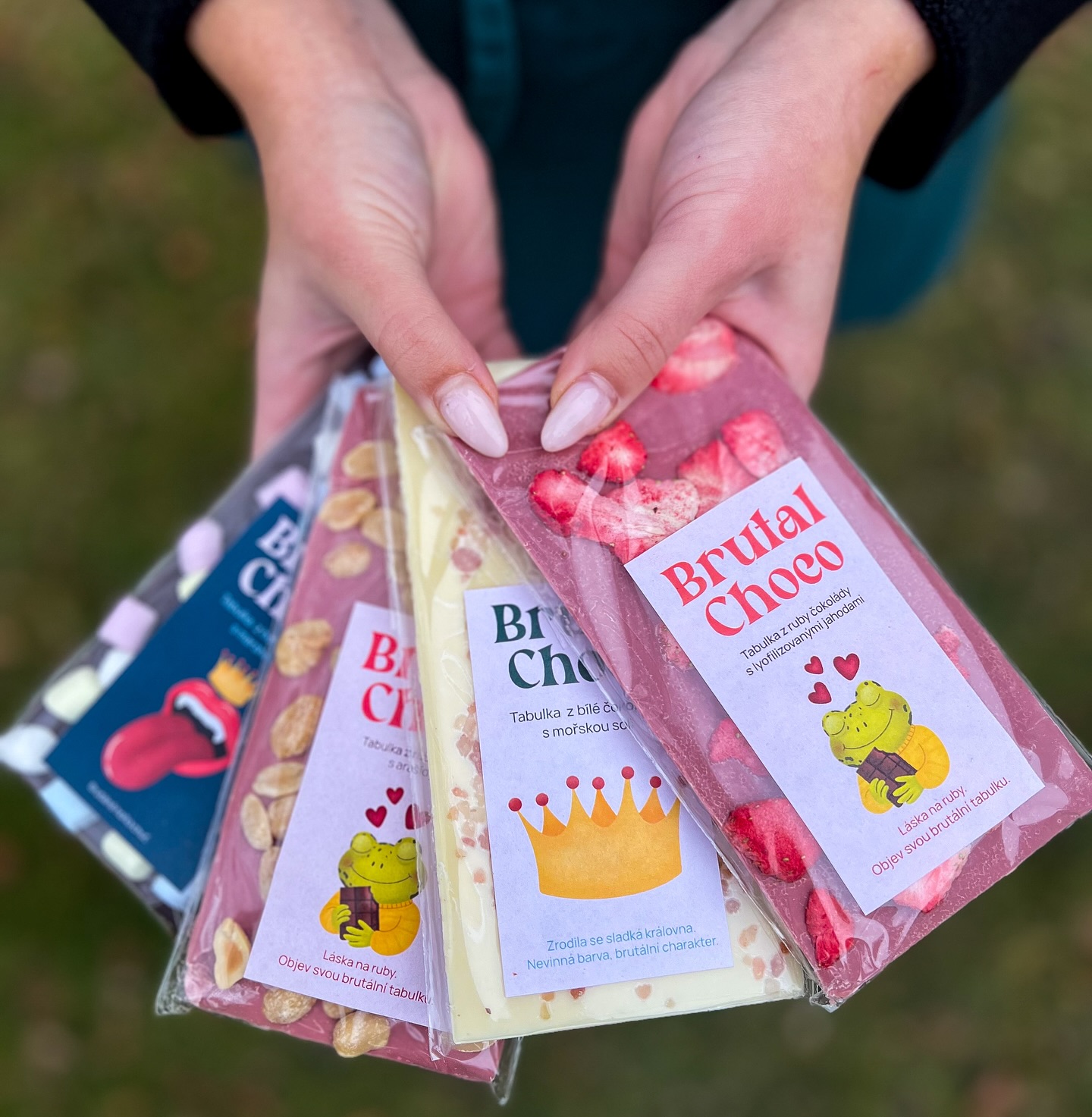 Nové obaly Brutal Choco tabulkových čokolád