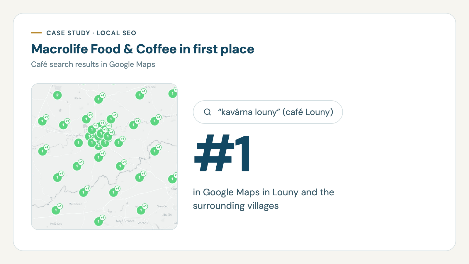 Macrolife Food & Coffee — 1st place on Google Maps